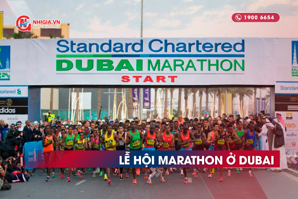 Lễ hội Marathon ở Dubai
